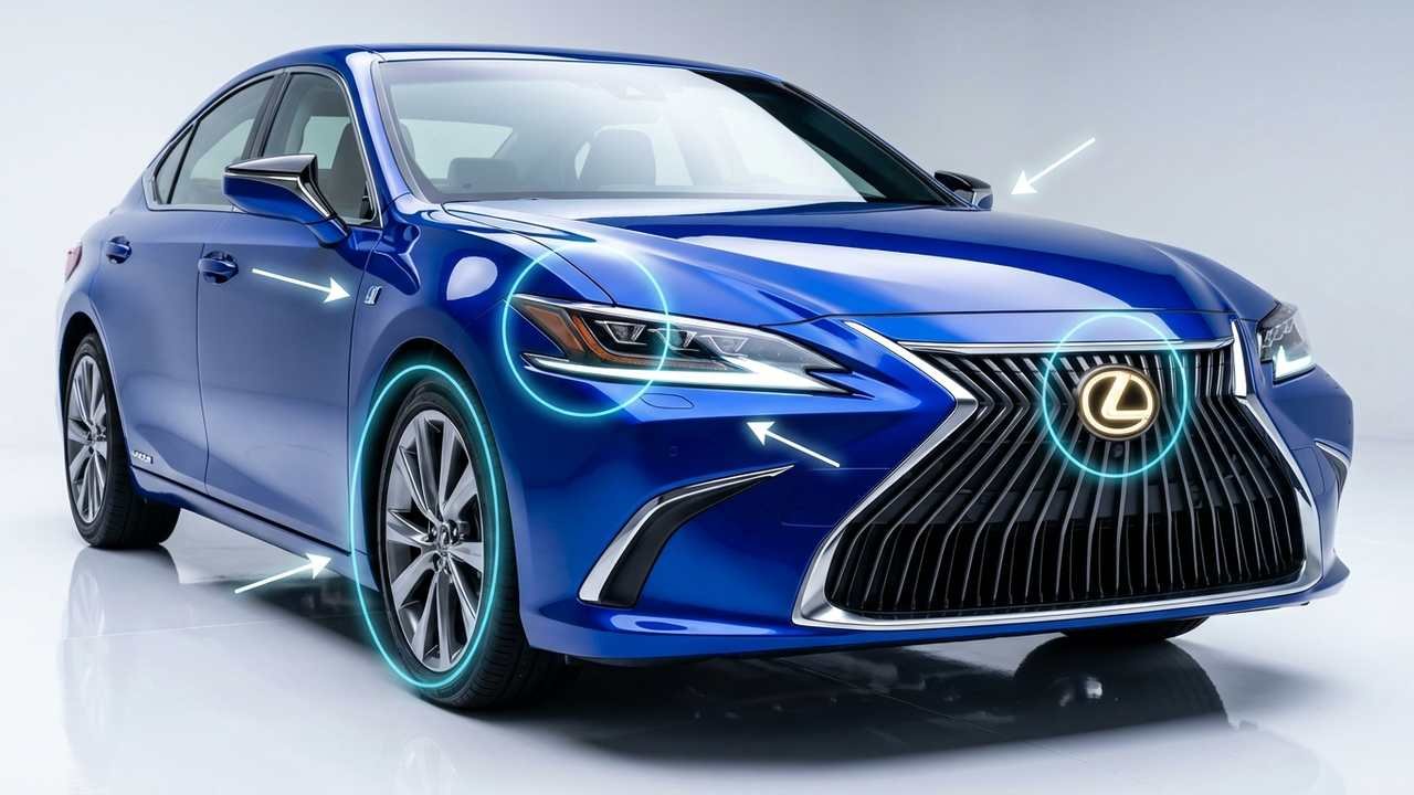 2026 Lexus ES Hybrid and EV Revealed to the USA