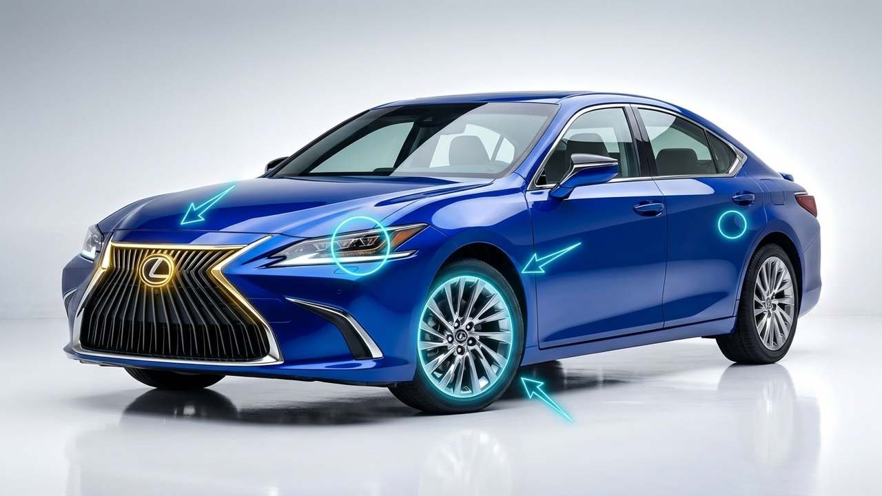 2026 Lexus ES Hybrid and EV Unveiled in the USA